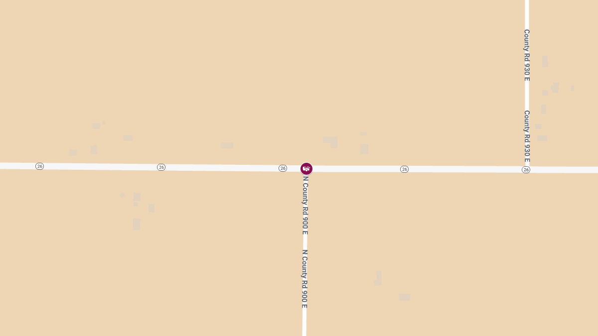 Crash with Injuries Near 900 E & 26