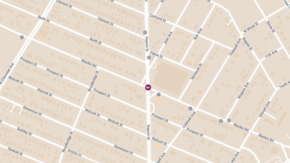 Crash with Injuries Reported at Mackin Rd & Dupont St
