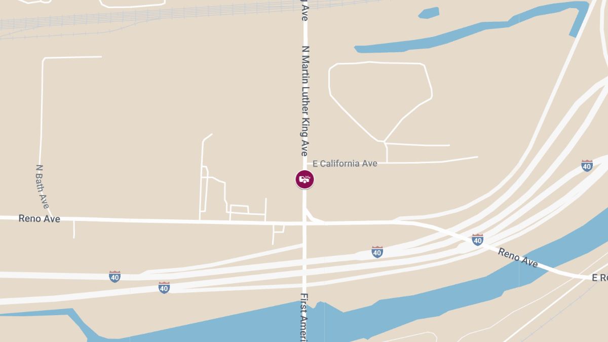 Crash with Injuries Reported at Martin Luther King Ave & E California Ave