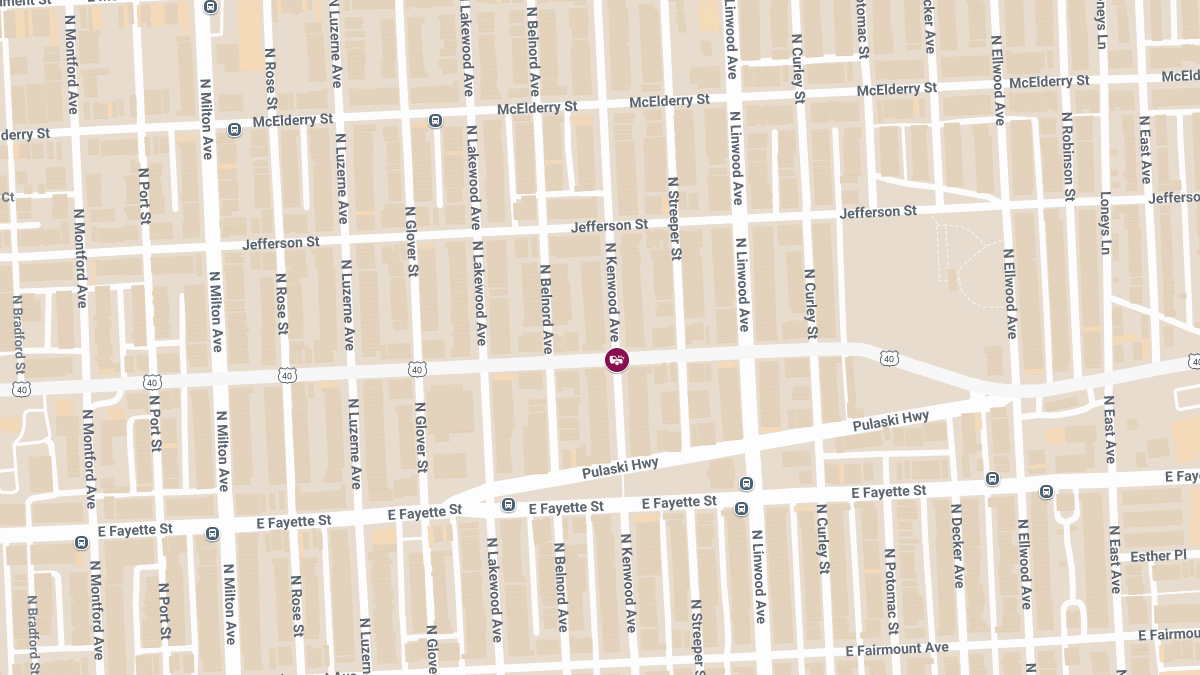 Crash with Injuries Reported at N Kenwood Ave & Orleans St