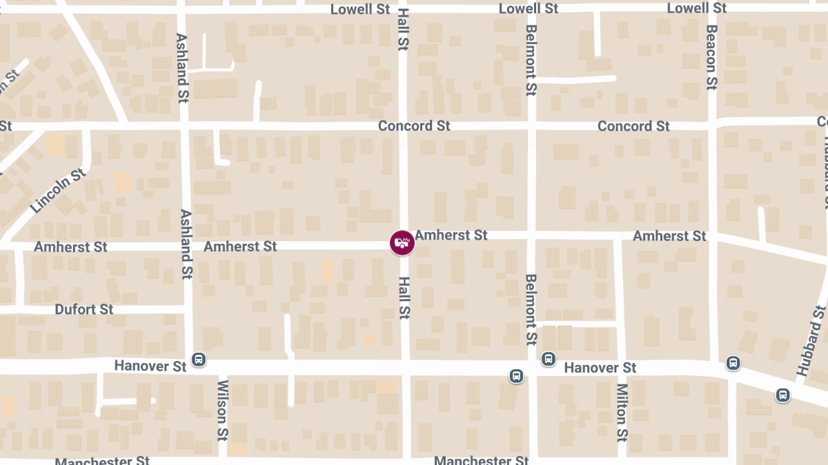 Crash with Injuries Reported on Amherst St