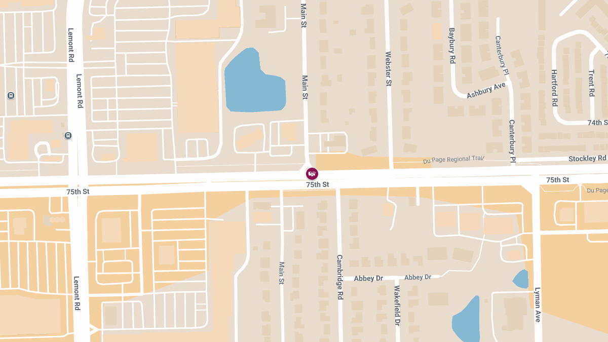 Crash with Injuries at 75th St & Main St