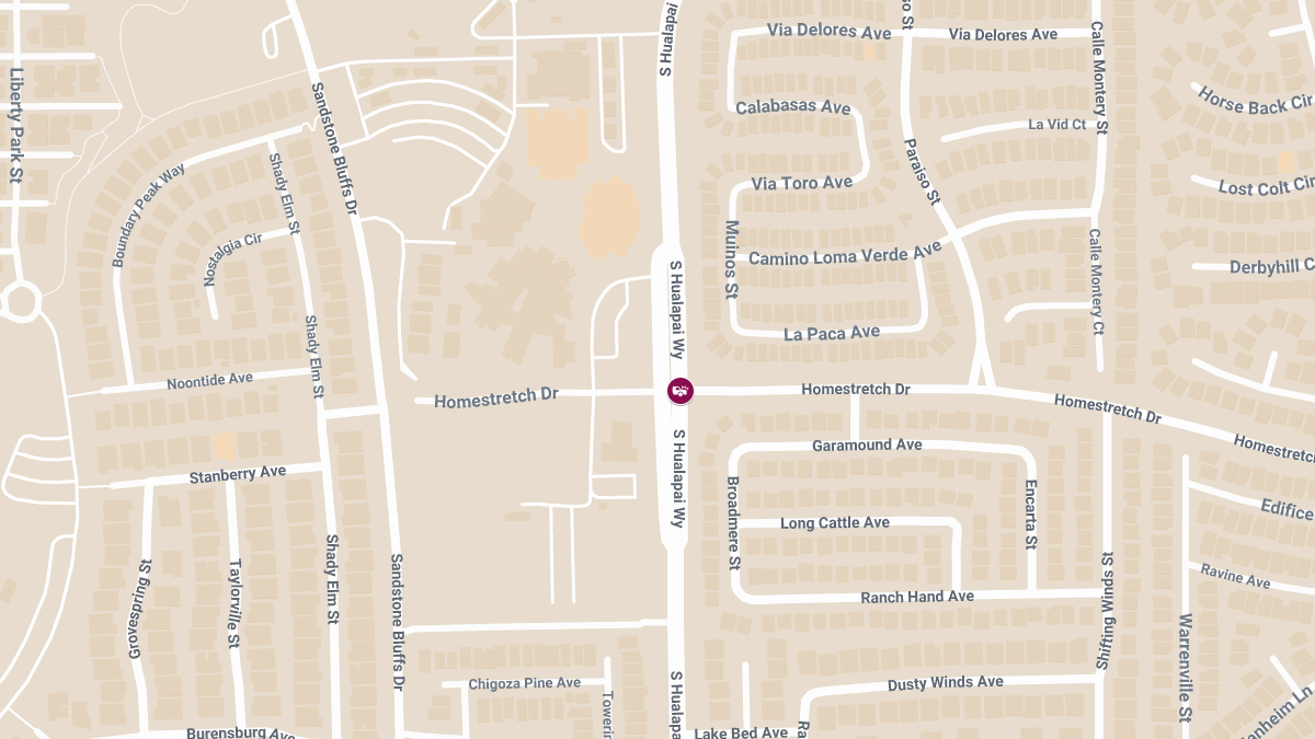 Crash with Injuries at Homestretch Dr & S Hualapai Way