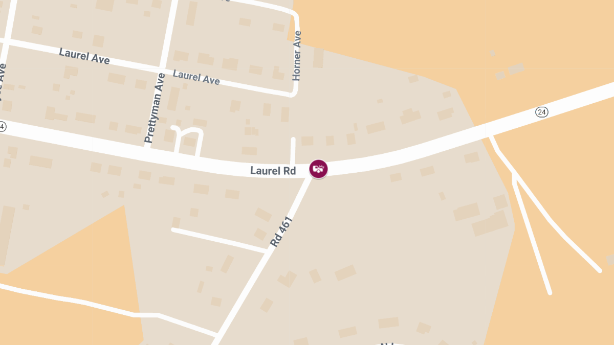 Crash with Injuries at Laurel Rd and Old Stage Rd