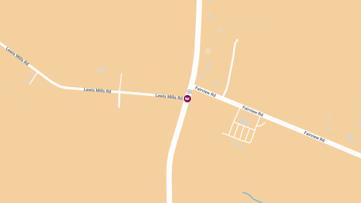 Crash with Injuries at Lewis Mills Rd & N Manor Rd