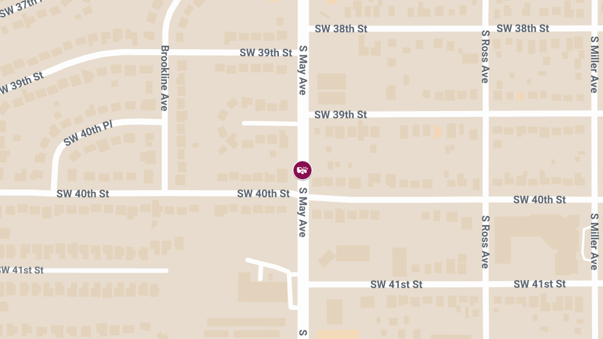 Crash with Injuries at May Ave & SW 40th St