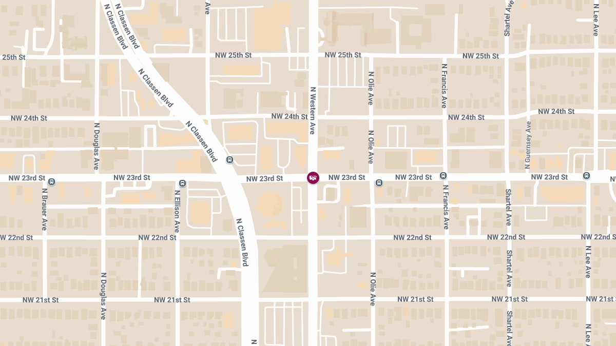 Crash with Injuries at N 23rd St & N Western Ave