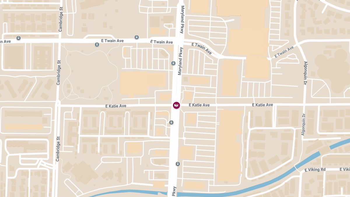 Crash with Injuries at S Maryland Pkwy & E Katie Ave