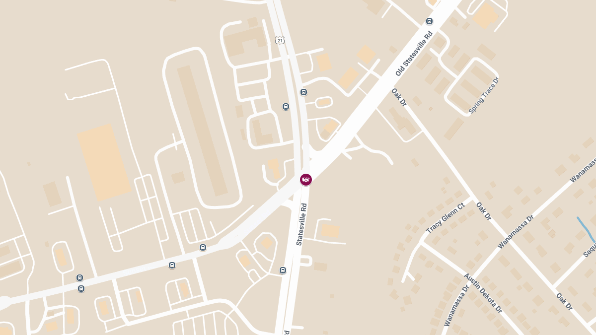Crash with Injuries at Sunset Rd & Statesville Rd