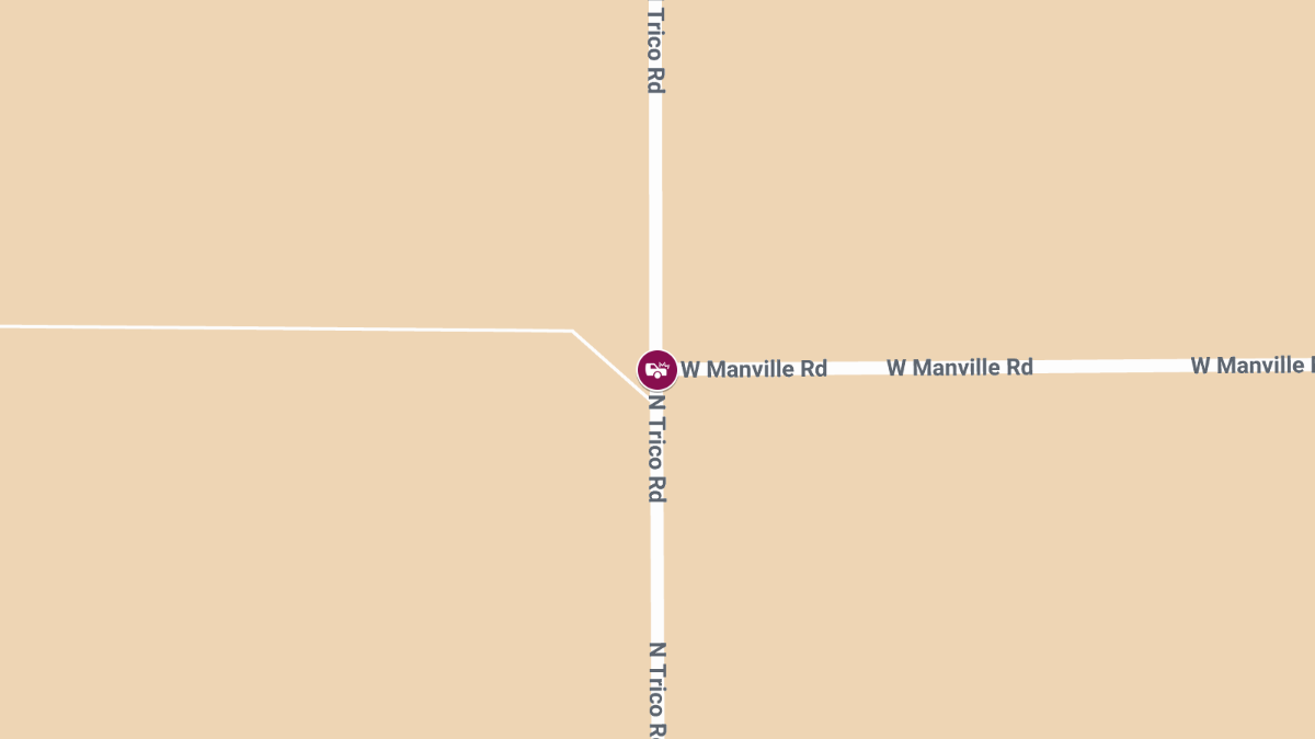 Crash with Injuries at Trico Rd & Manville Rd