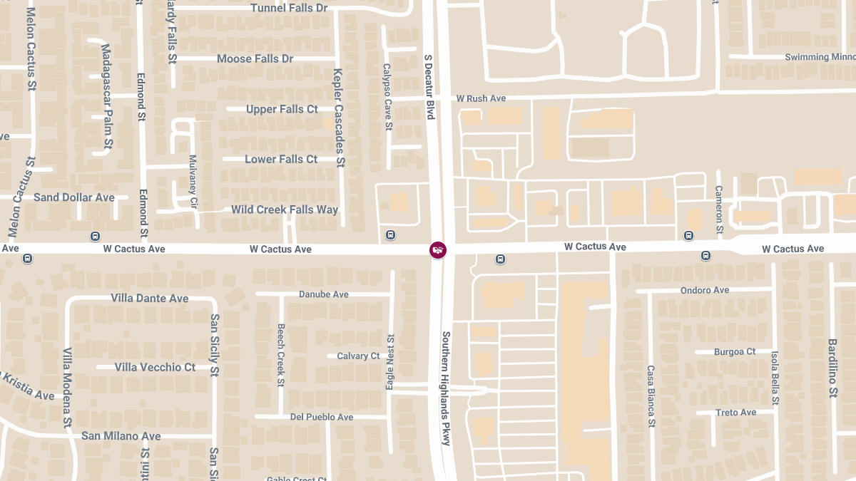 Crash with Injuries at W Cactus Ave & S Decatur Blvd