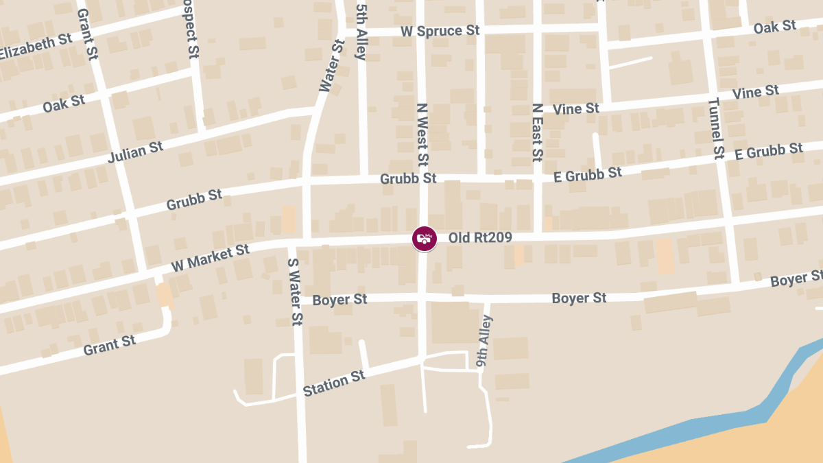 Crash with Injuries at W Market St & S West St