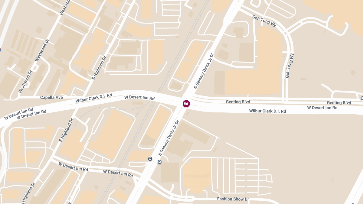 Crash with Injuries at Wilbur Clark Di West Rd & Sammy Davis Jr Dr