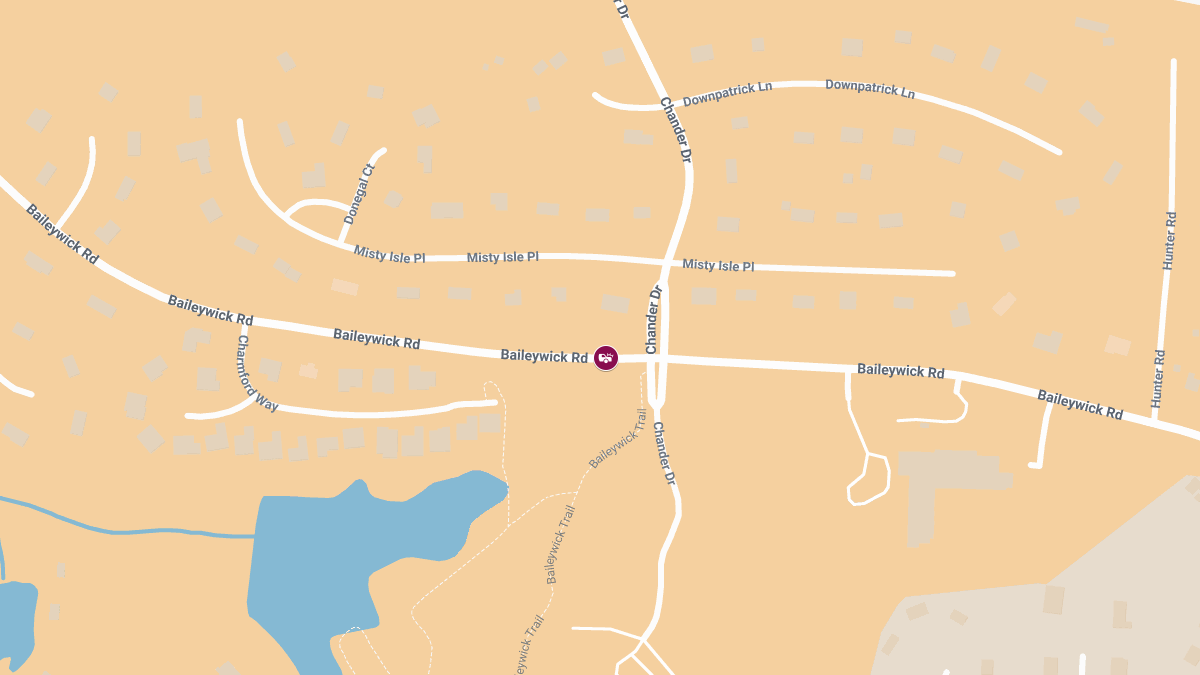 Crash with Injuries on Baileywick Rd
