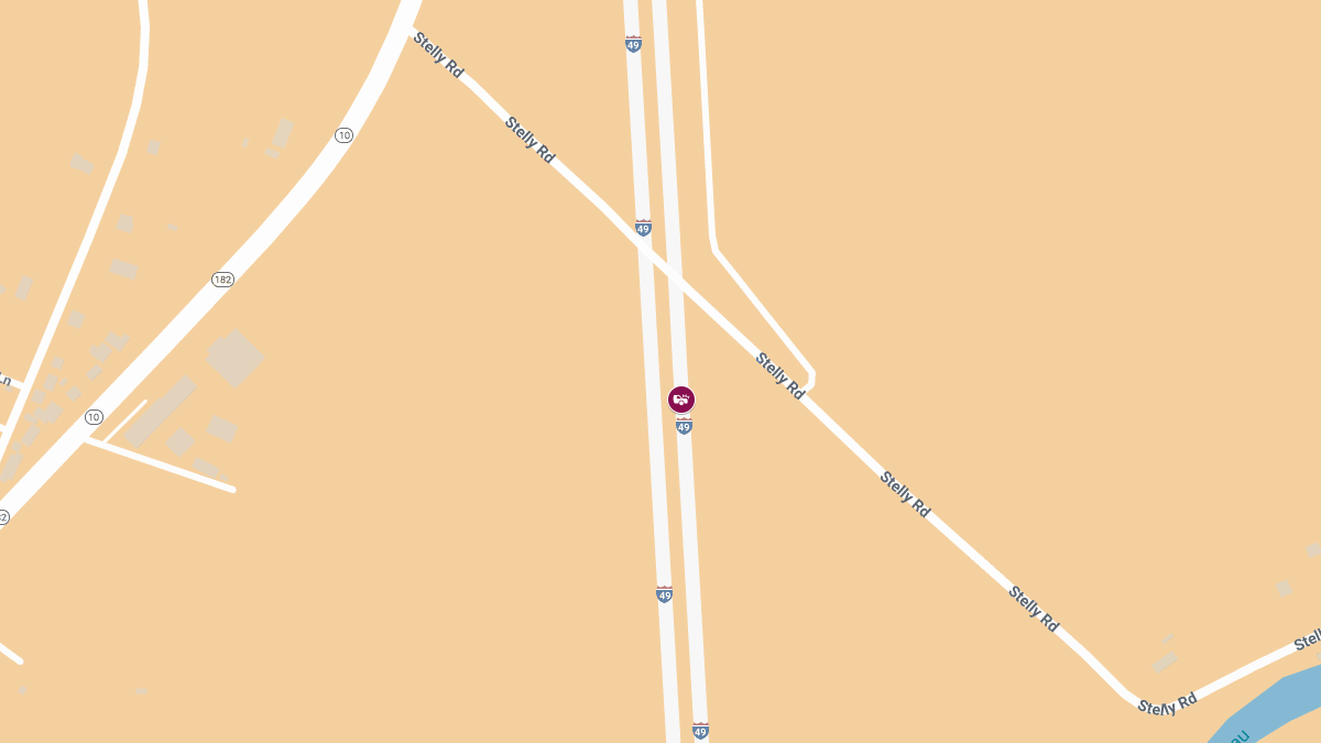 Crash  with Injuries on I-49 SB Near Mile Marker 45 in West Fork