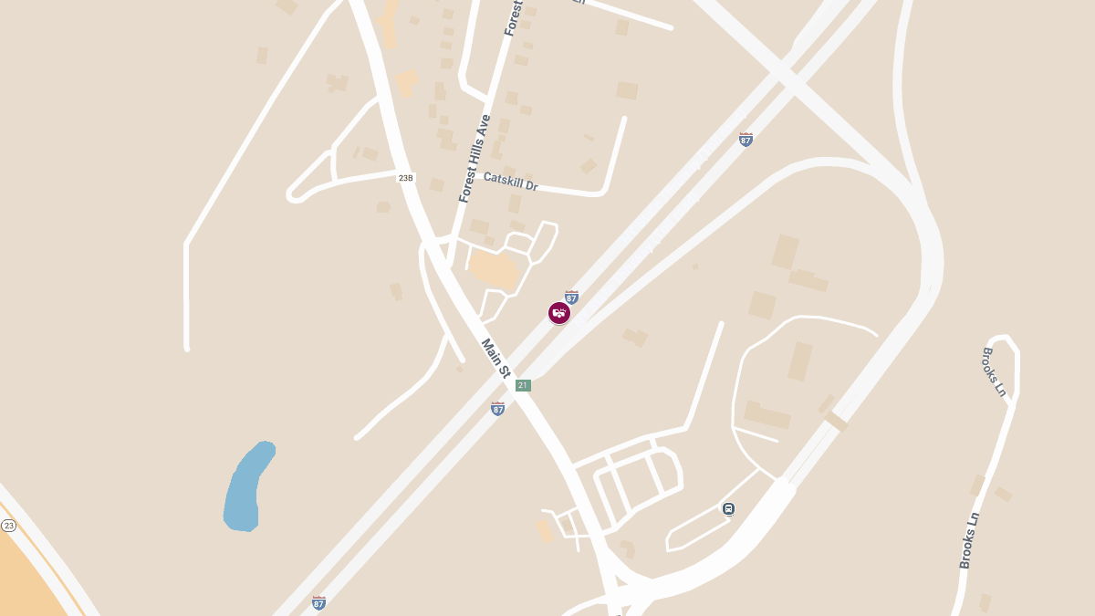 Crash with Injuries on I-87 NYS Thruway Near Exit 21