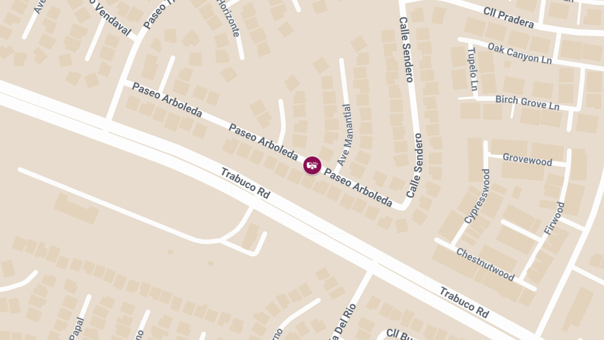 Crash with Injuries on Paseo Arboleda