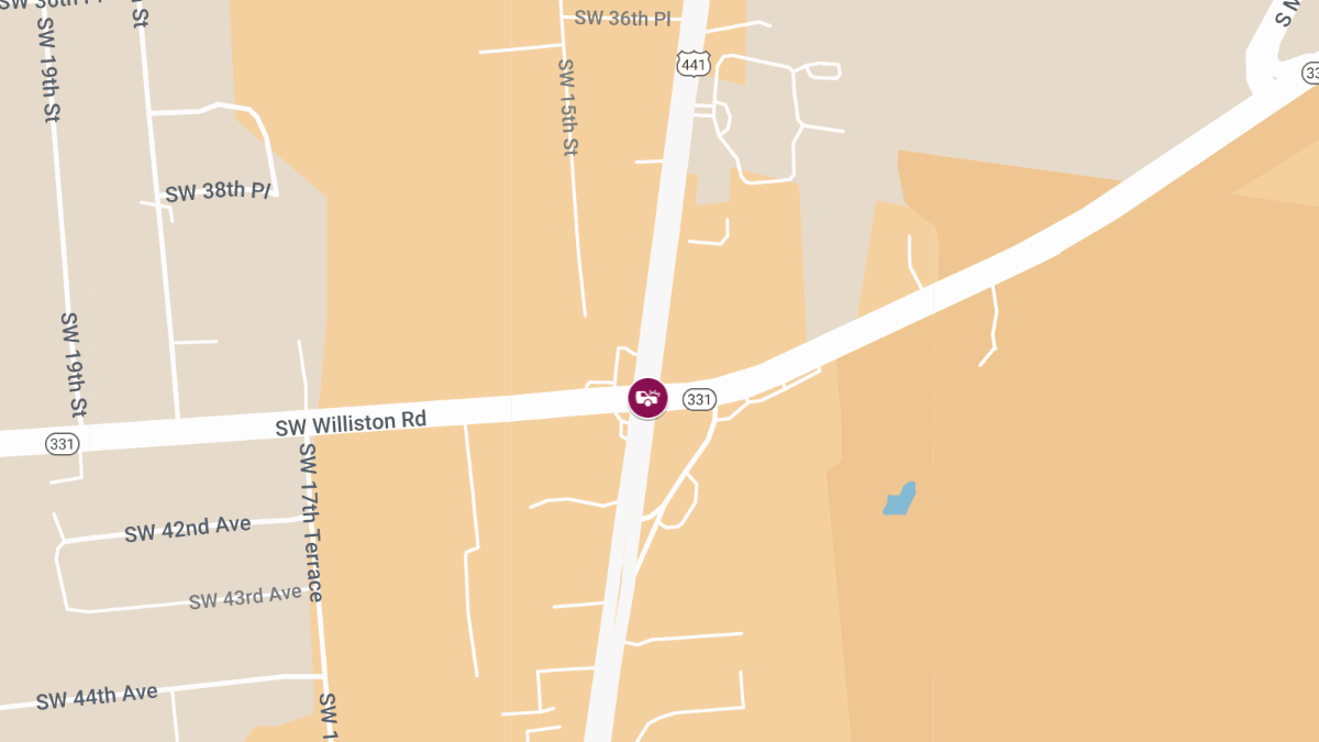 Crash with Injuries on SR-331 at SW 13th St