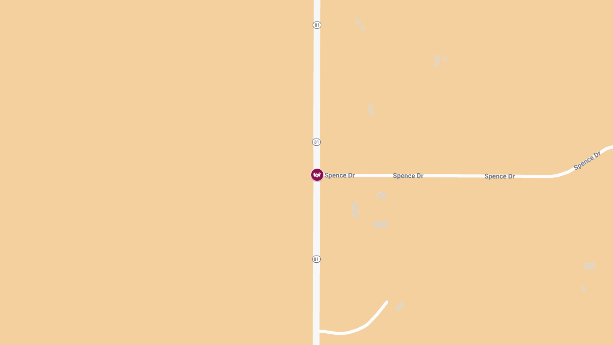 Crash with Injuries on SR-81 at Spence Dr