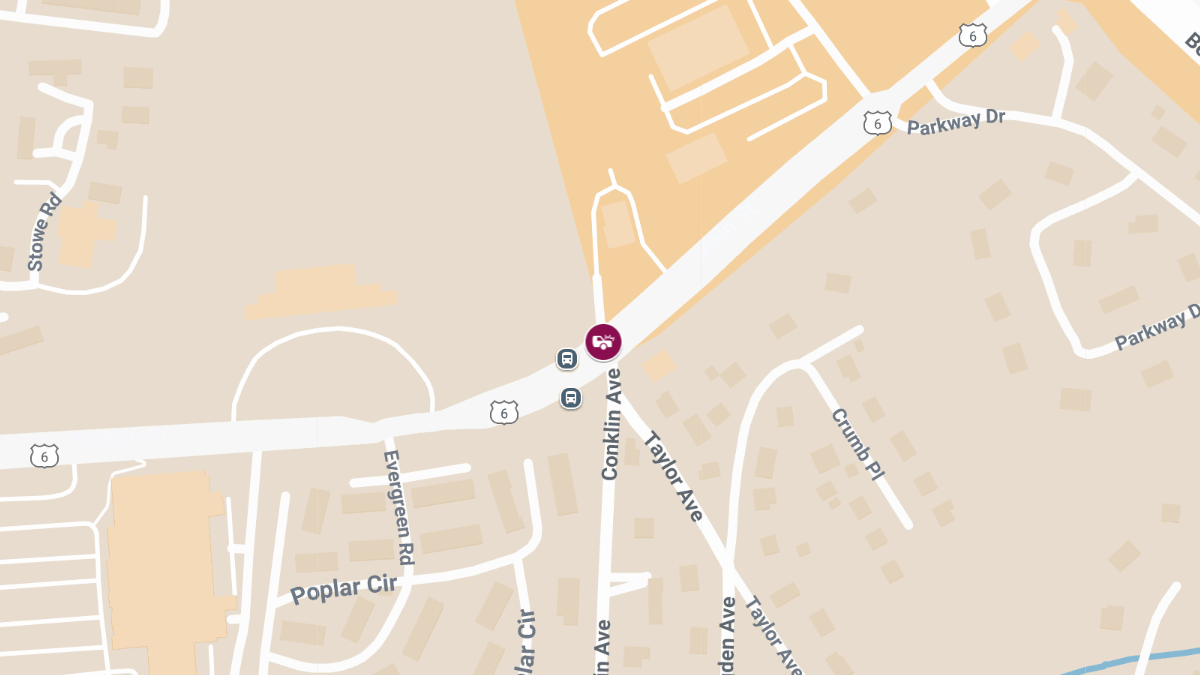 Crash with Injuries on US 6 at Conklin Ave