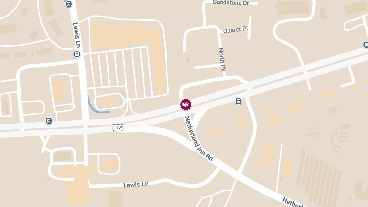 Crash with Injuries on W Stone Dr & Netherland Inn Rd