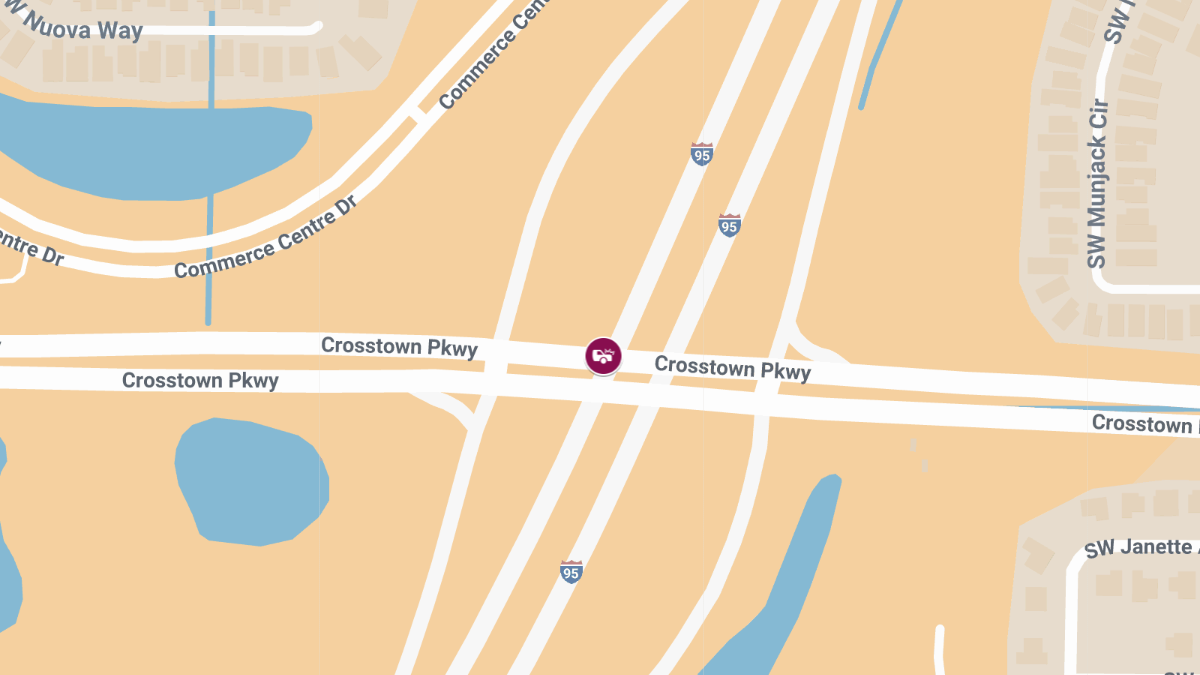 Deadly Crash on I-95 South Closes Crosstown Parkway Exit