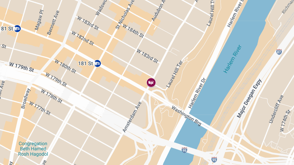 Driver Injured in Car Crash at W 182nd St & Amsterdam Ave