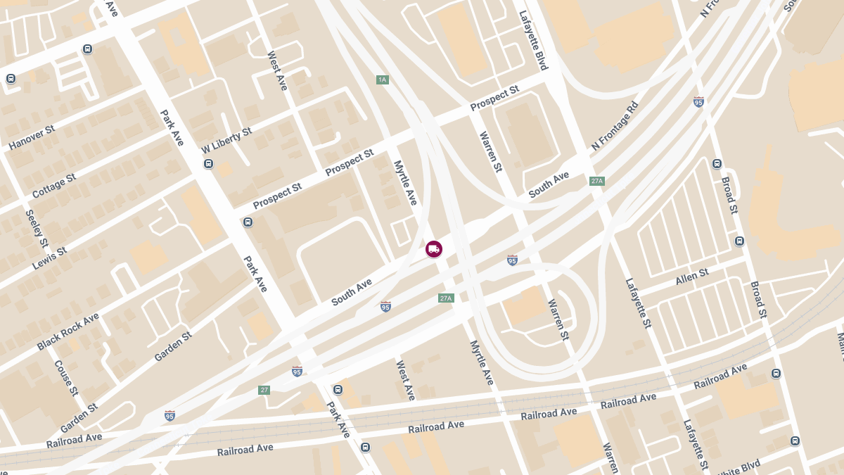 Driver Injured in Collision With Firetruck at Myrtle Ave & South Ave