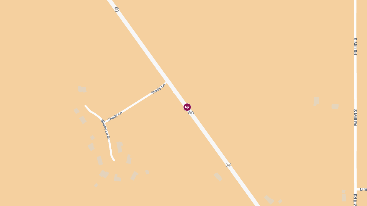 Fatal Accident on State Hwy 32/57 near Shady Lane Dr