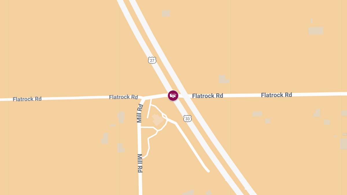 Fatal Crash Involving Car and Semi at U.S. 27 & Flatrock Rd