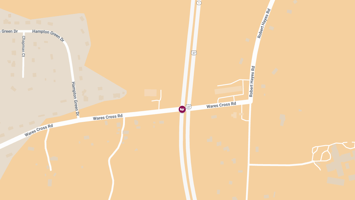 Fatal Crash at Wares Cross Rd & GA-1