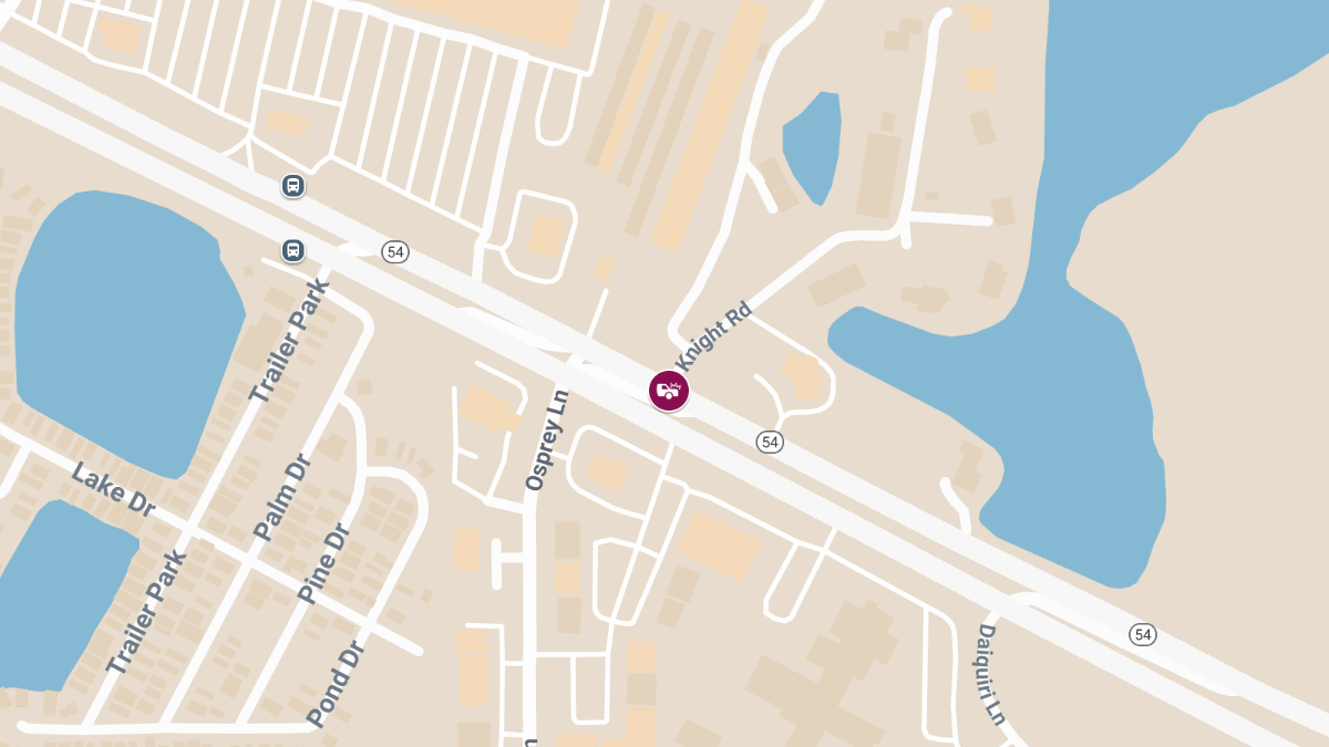Fatal Crash on SR-54 at Knight Rd Closes Eastbound Lanes