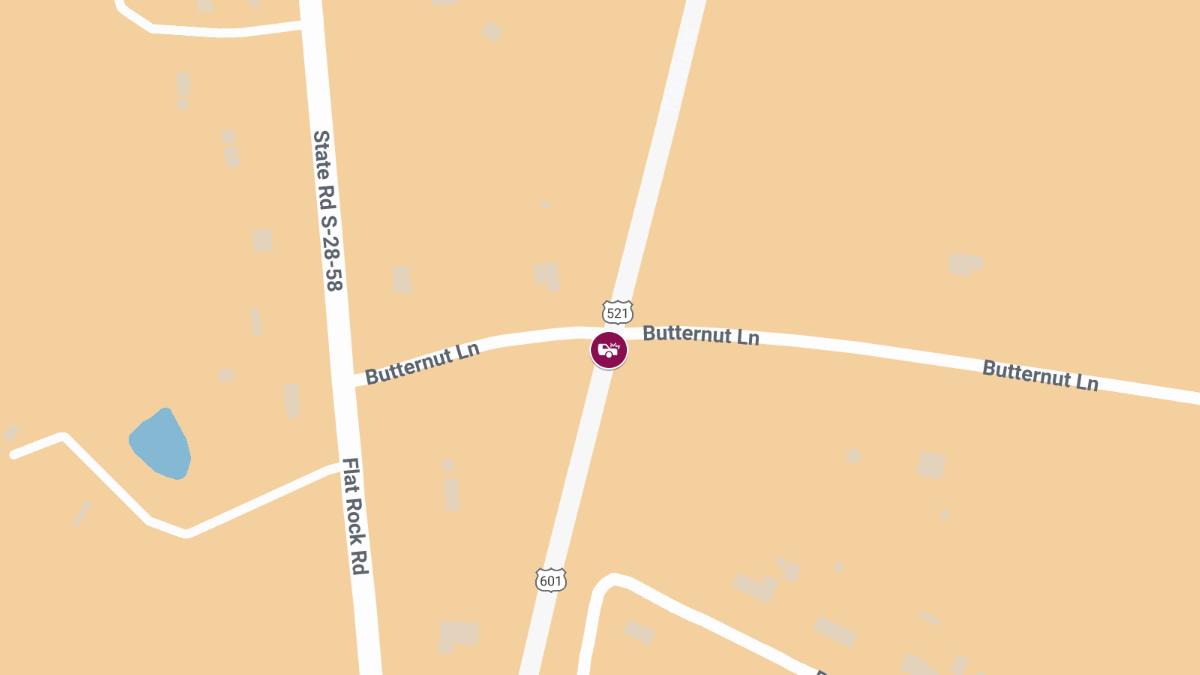 Fatal Crash on US 521 Near Butternut Ln