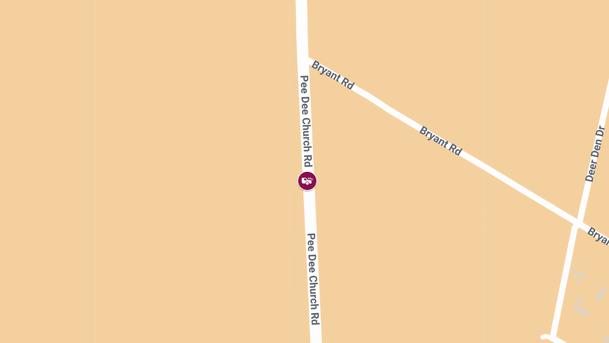 Fatal Head-On Collision on Pee Dee Church Rd