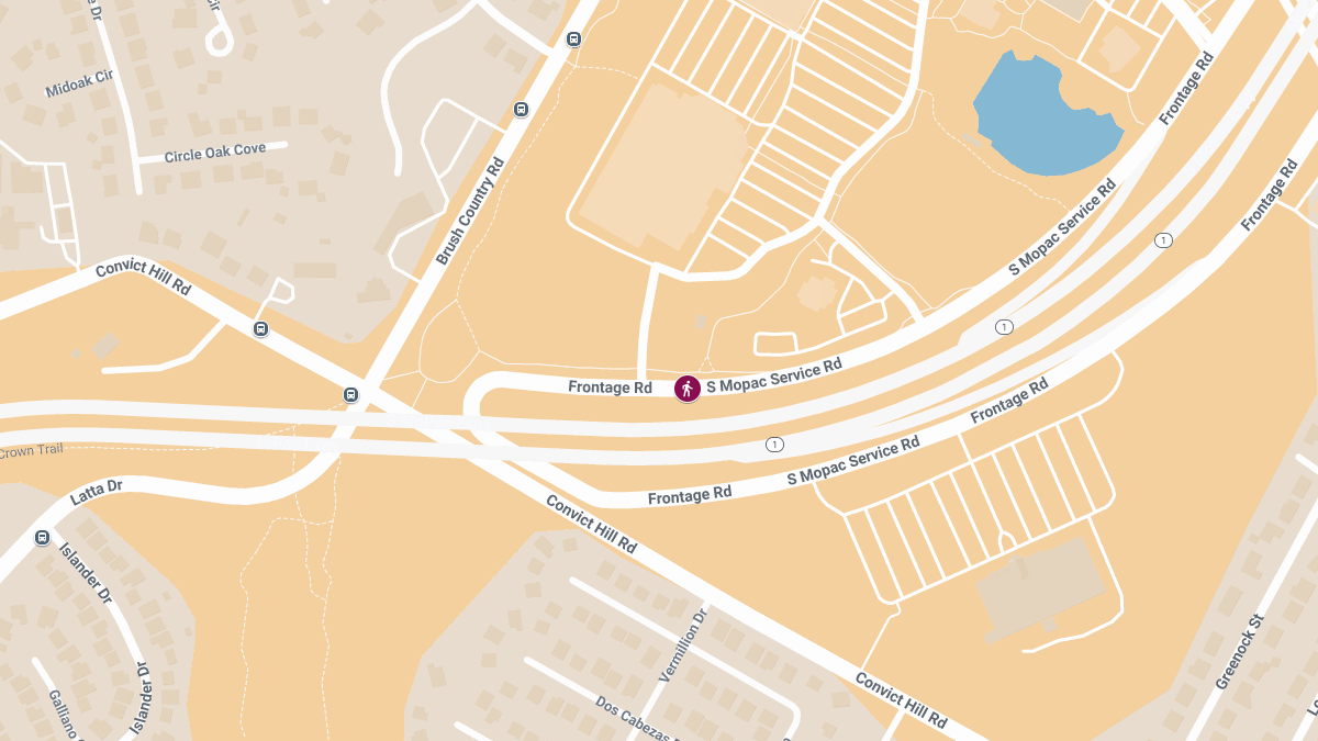 Fatal Pedestrian Crash on S MoPac Expy Service Rd