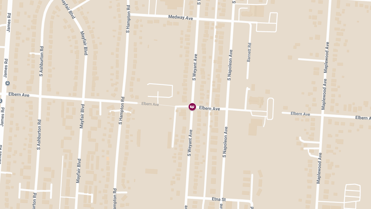 Firefighters Respond to Injury Crash at Elbern Ave & S Weyant Ave