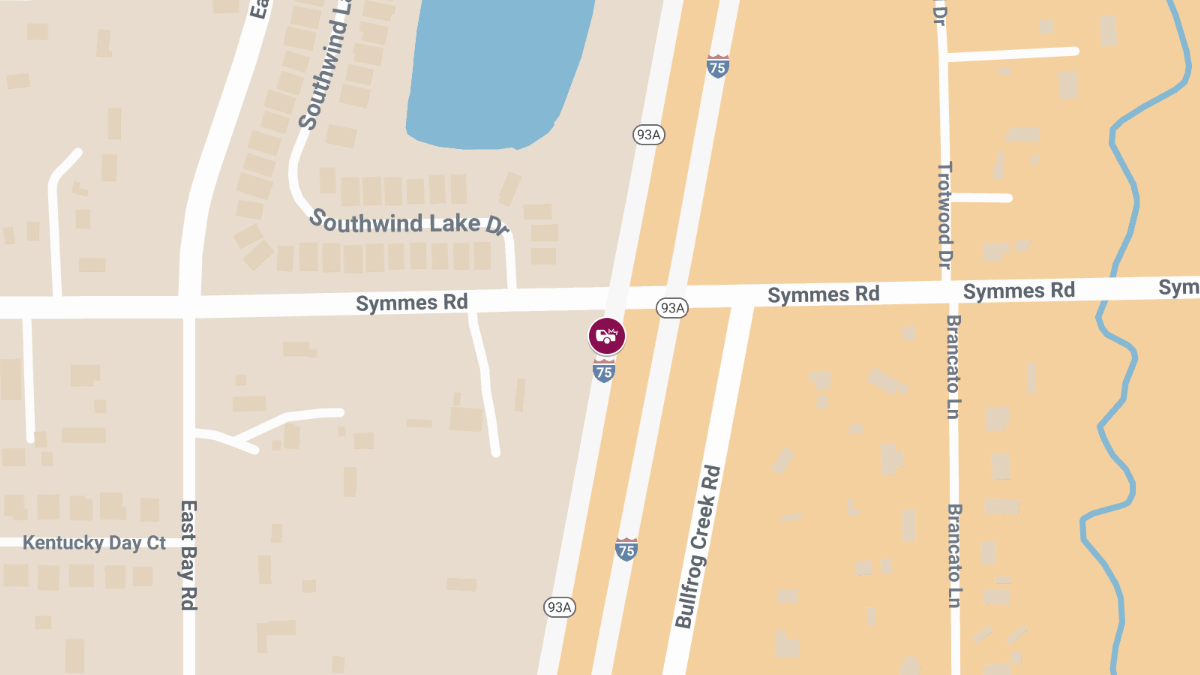 Florida Highway Patrol Trooper Injured in Crash on I-75 near Symmes Rd