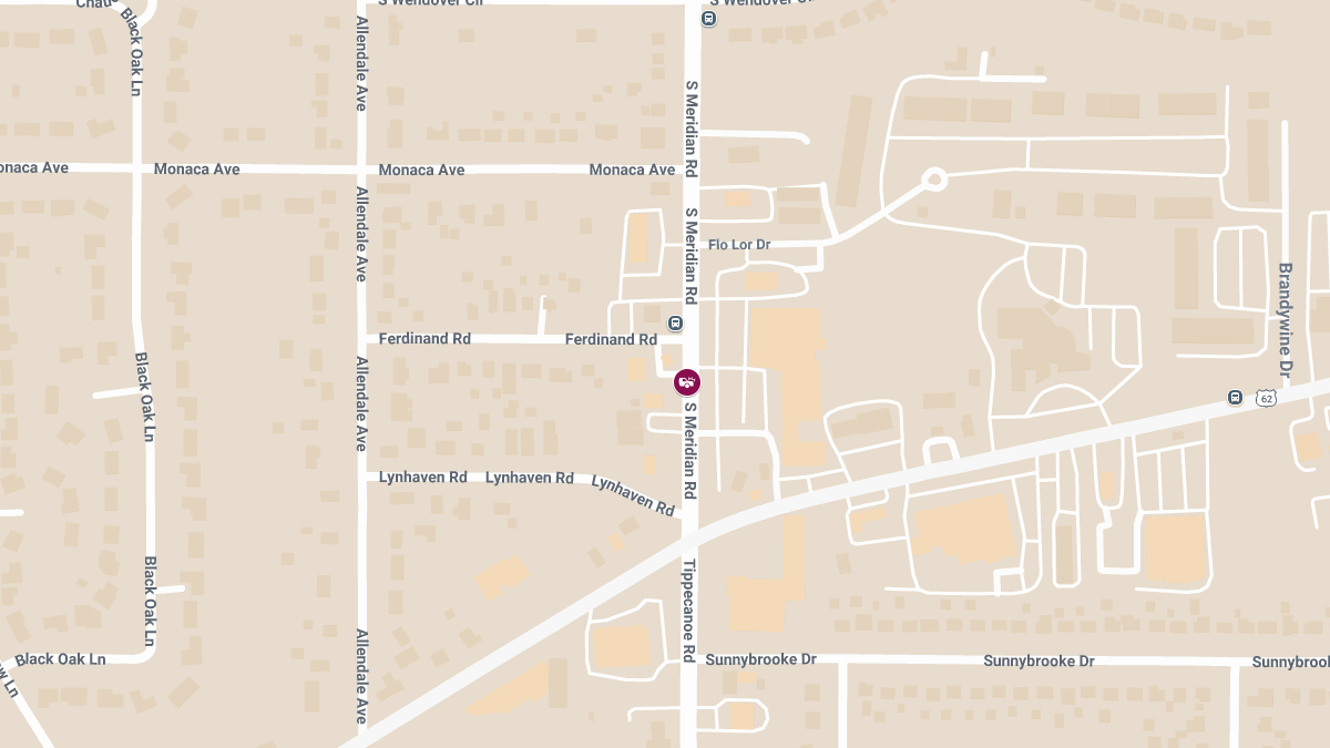 Four-Car Crash on Meridian Rd Sends One to Hospital