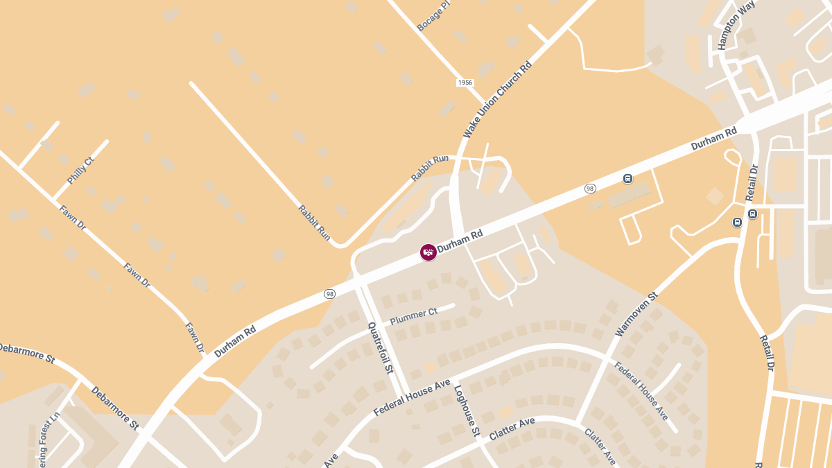 Four Injured in Car Crash on Durham Rd