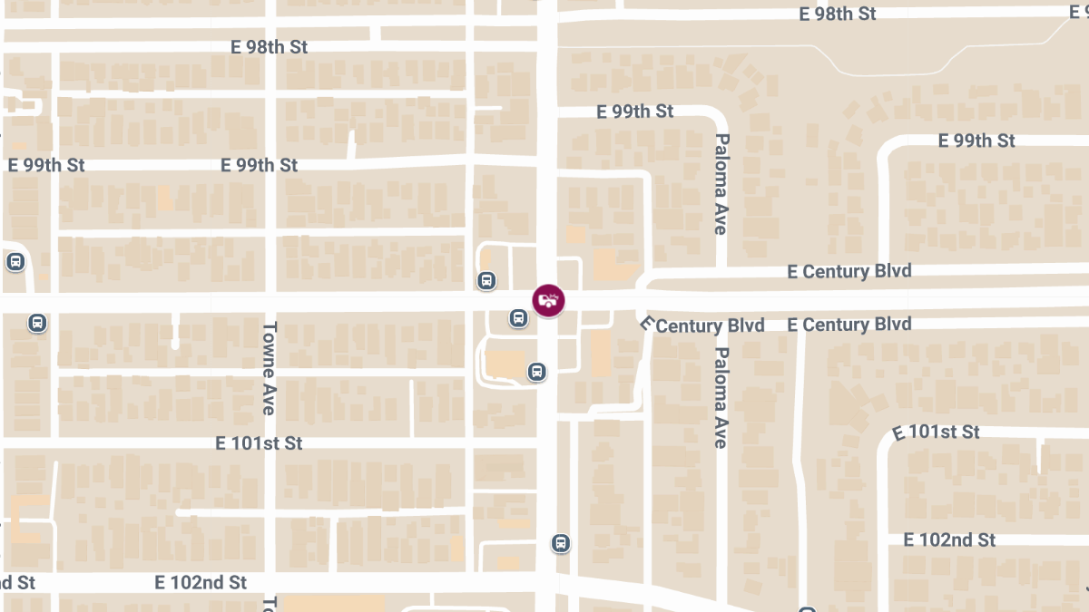 Four-Vehicle Crash With Injuries at Avalon Blvd & Century Blvd