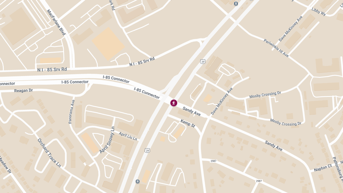 Hit-and-Run Accident with Injuries at N Tryon St & Sandy Ave