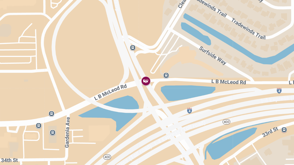 Hit-and-Run Collision With Injuries at S John Young Pkwy & L B McLeod Rd