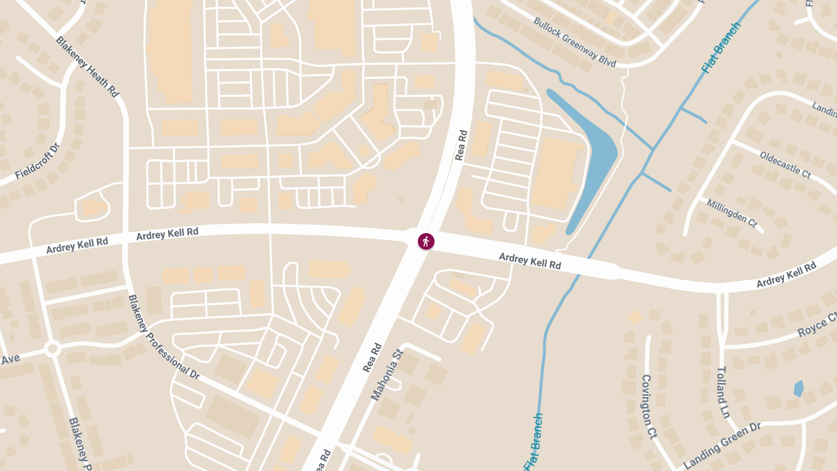 Hit-and-Run Crash With Injuries at Ardrey Kell Rd and Rea Rd