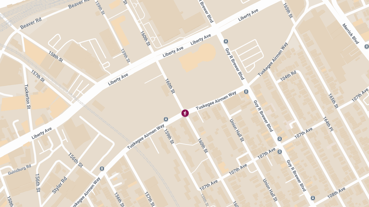 Hit-and-Run Crash With Injuries at Tuskegee Airmen Way & 160th St