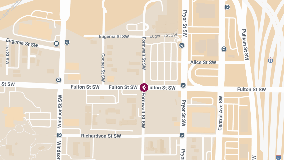 Hit-and-Run Crash with Injuries at Fulton St SW & Formwalt St SW