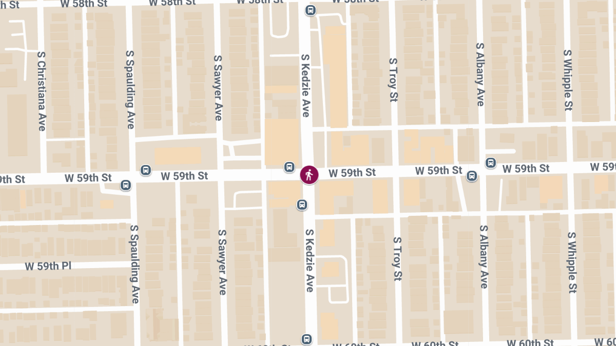 Hit-and-Run Crash with Injuries at W 59th St & S Kedzie Ave