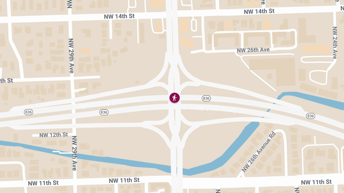 Hit-and-Run Crash with Injuries on SR-826 WB at NW 27th Ave