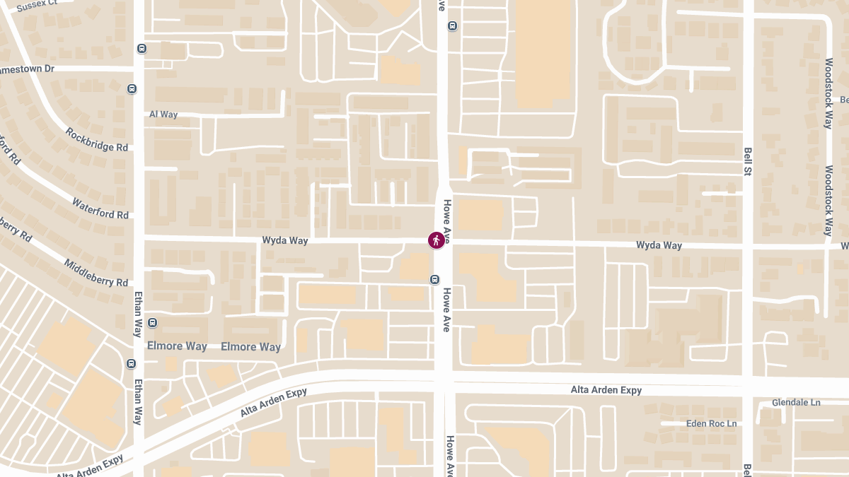 Hit-and-Run Pedestrian Crash at Howe Ave & Wyda Way Causes Injuries 