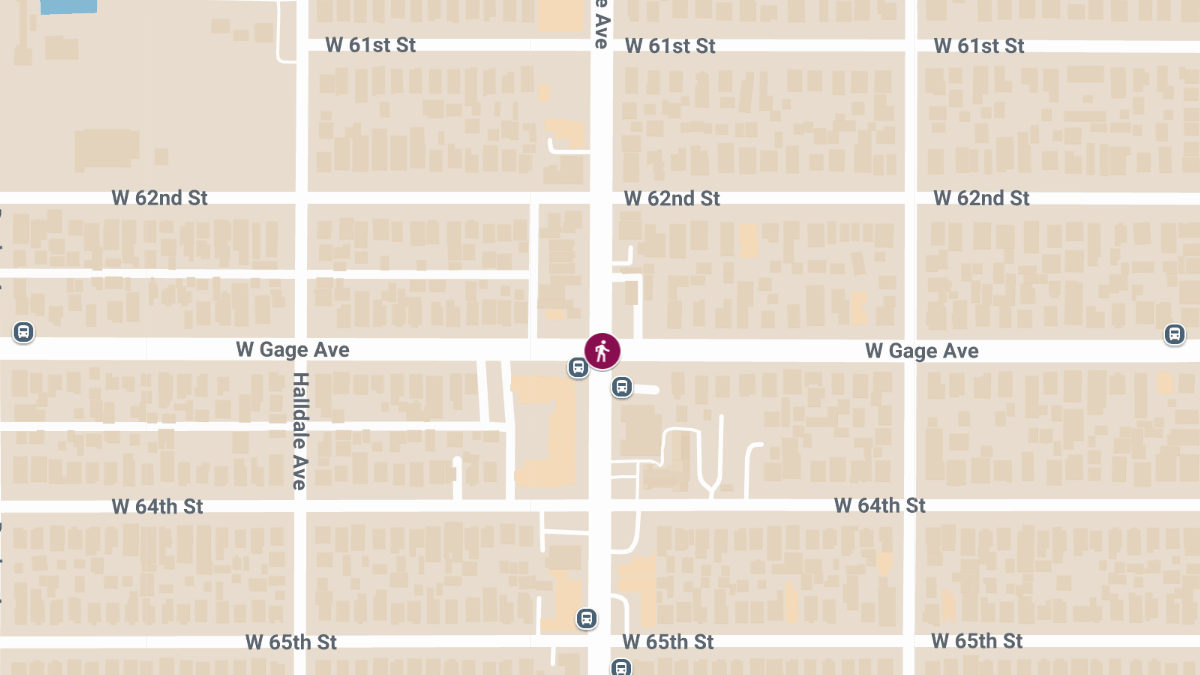 Hit-and-Run With Injuries at S Normandie Ave & W Gage Ave