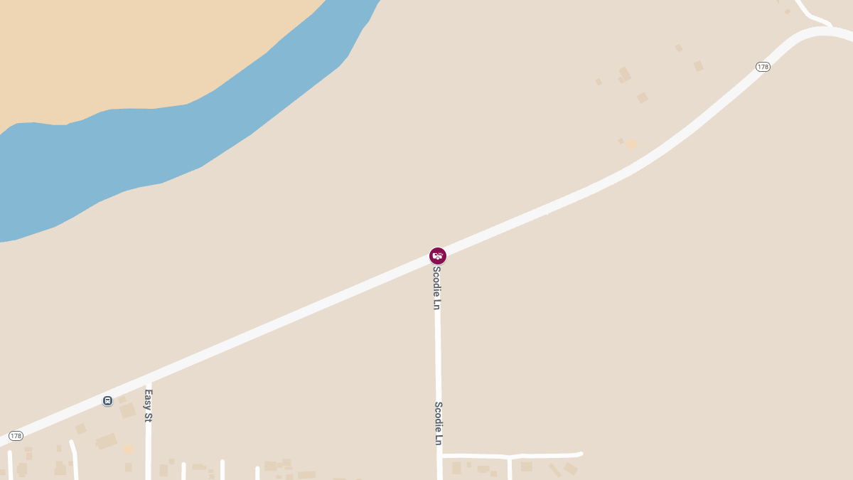 Hit-and-Run with Injuries on SR-178 at Scodie Ln